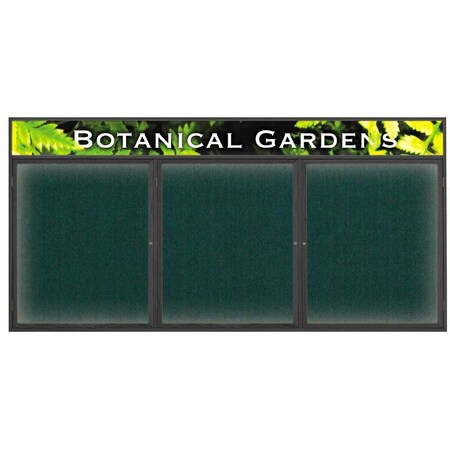 United Visual Products Open Faced Traditional Corkboard, 48x36" UV642A-BLACK-ULTMAR